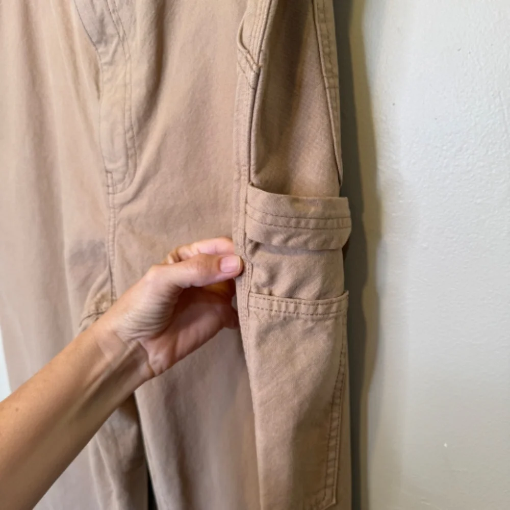 ASOS | NWT High Waisted Carpenter Outdoors Minimal Cargo Utility Pocket Pants - Picture 6 of 13